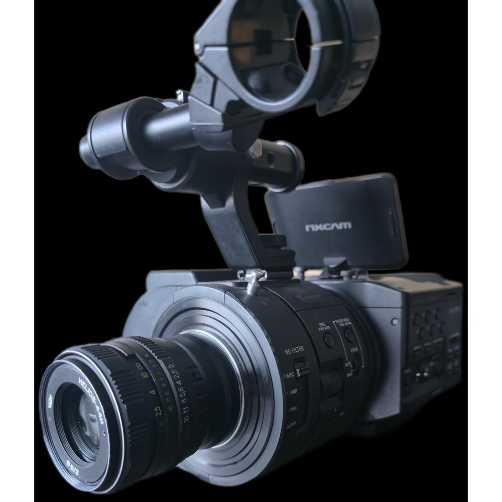 Sony NEX-FS700 Super 35mm Cinema Camera 4K Slow Motion Helios-44M Lens + Extras